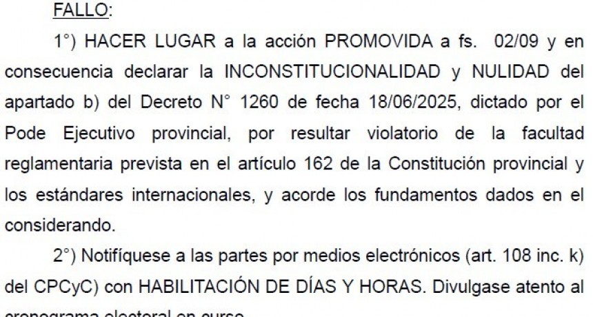 Decreto de Valdés: Inconstitucional y nulo