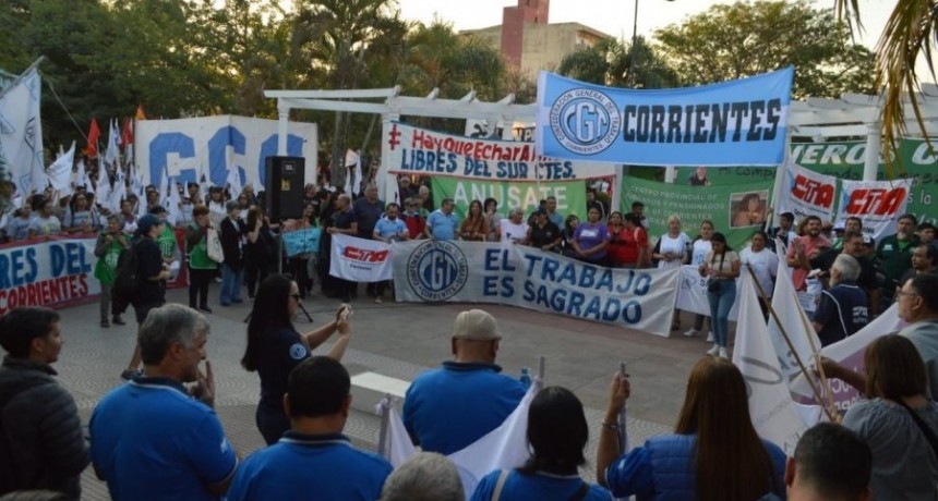 CRISIS! Gremios estatales correntinos rechazan anuncio electoral