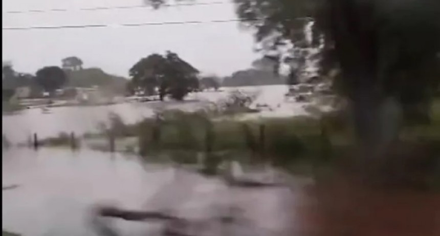 Temporal en Mercedes: 200 milimetros de lluvia provocaron anegaciones y cortes de luz