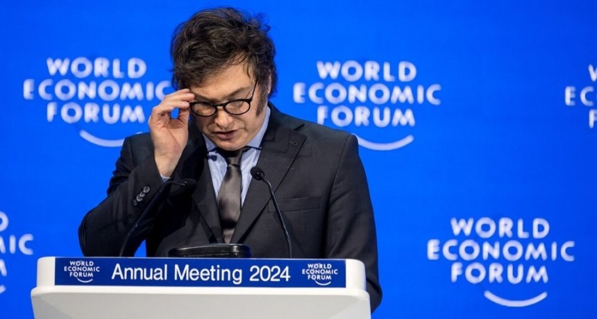 Desconcierto total en el Foro de Davos ante el insólito discurso de Javier Milei