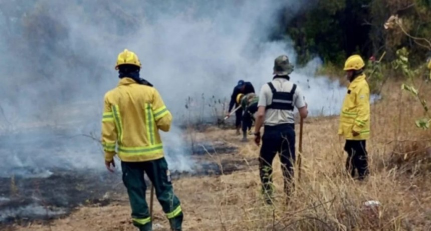 Brigadistas y bomberos voluntarios combaten incendios en tres localidades de Corrientes