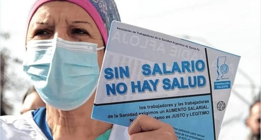 Sindicato de salud convoca a un paro nacional por salarios