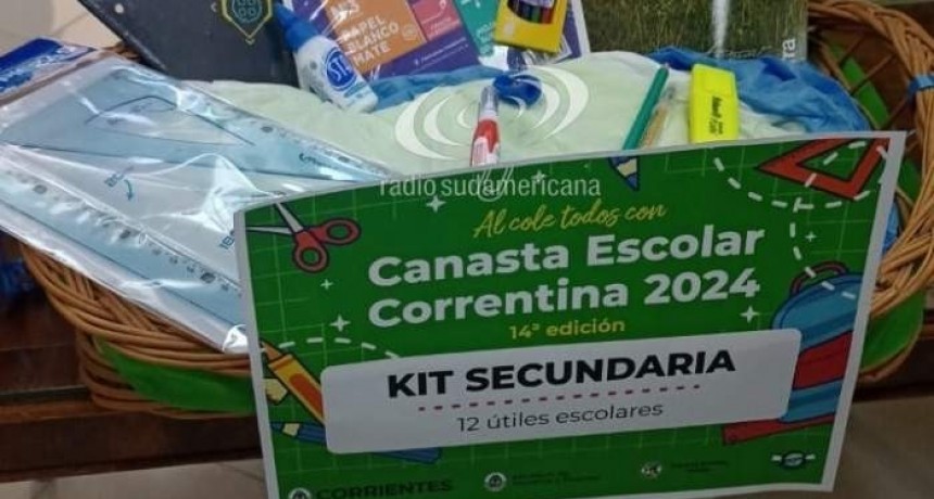 La canasta escolar correntina 2024 tendrá un valor de $10 mil a $12 mil