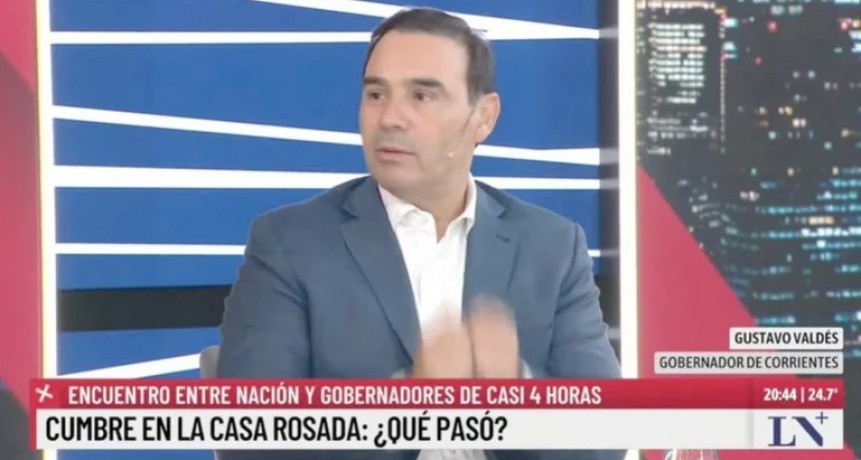 Valdés: “Hay consenso entre gobernadores para que Nación no restituya Ganancias”