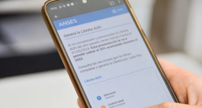 ANSES: Solo a través de medios virtuales se gestiona la libreta de la AUH hasta el 31 de marzo