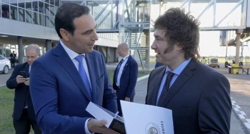 Valdés respaldó a Milei: 