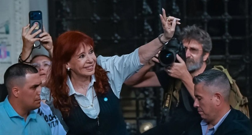 Cristina Kirchner en Comodoro Py: 
