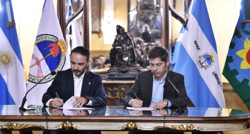 Gesto Institucional: Juan Pablo Vald&eacute;s y Kicillof firmaron convenios estrat&eacute;gicos, &iquest;a qui&eacute;nes le hablaron con este gesto?