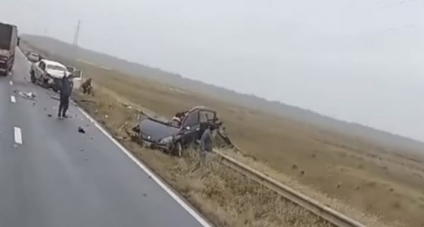 Impactante y trágico choque en la Ruta 14: murieron cinco personas  