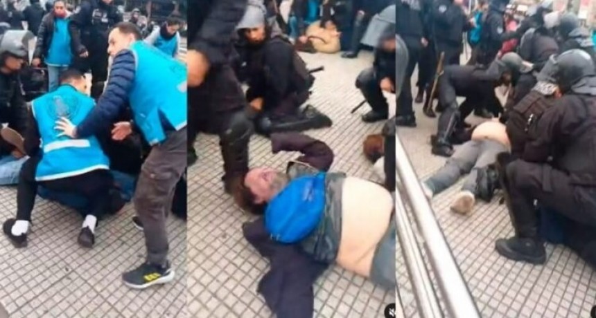 Un muerto por la violenta represión de una manifestación pacífica