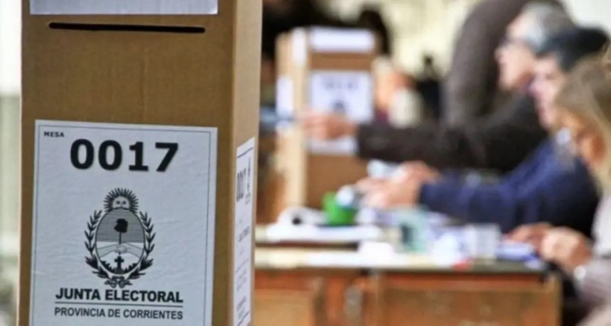 Elecciones Corrientes: cuánto cobrarán las autoridades de mesa y delegados escolares