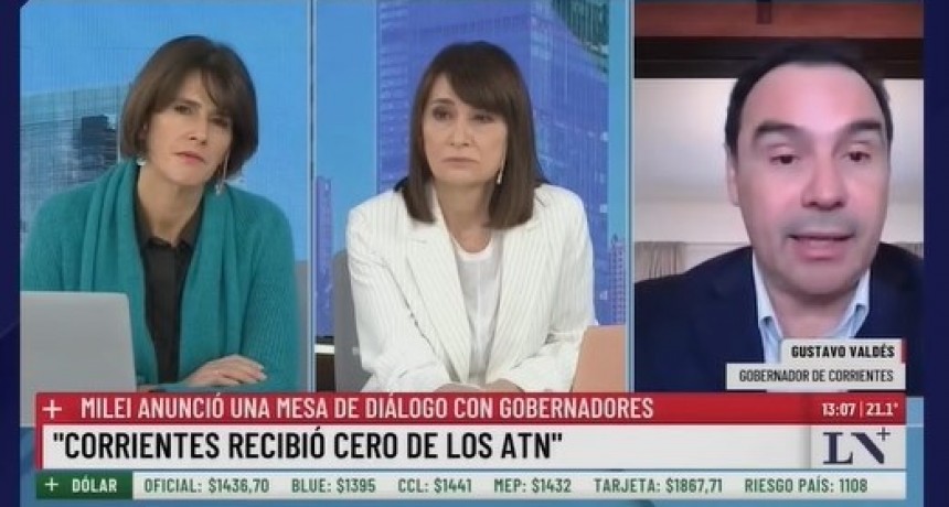 Valdés resalta la distancia con Nación y los desafíos de gestión