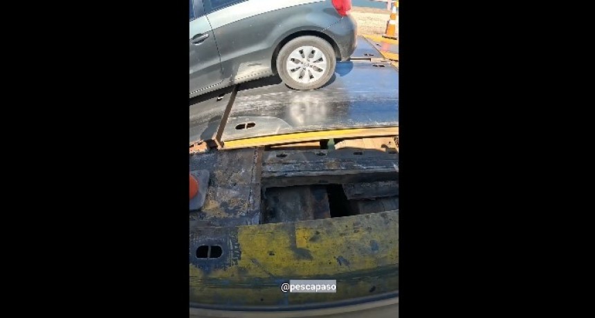 Preocupación y demoras tras desprendimiento de una junta de dilatación en el puente