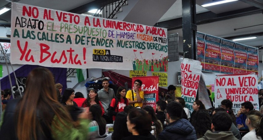 Tomas y asambleas en universidades de todo el país