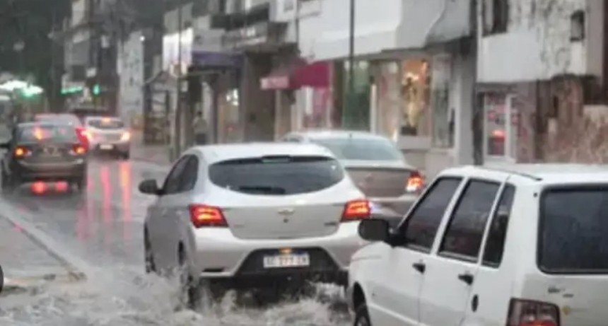 Rige el alerta amarilla por lluvias y tormentas fuertes en Corrientes