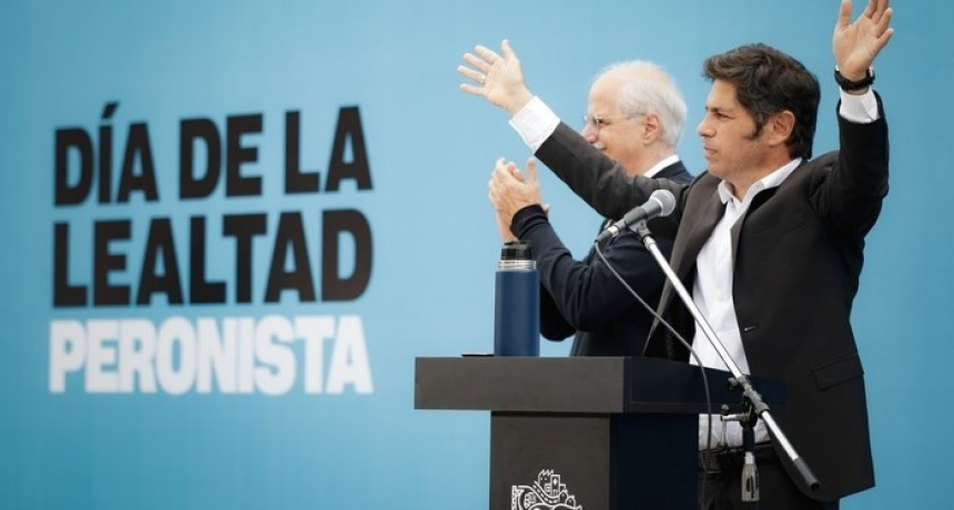 Kicillof llamó al peronismo a pensar cómo volver a la Casa Rosada