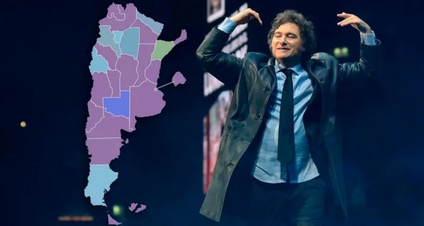 La Libertad Avanza ganó en 16 provincias, el peronismo en siete y Provincias Unidas sólo en una