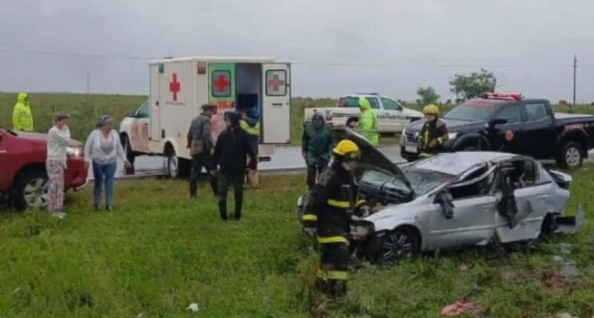 Ruta 14: un bebé muerto y personas heridas tras despiste de un auto