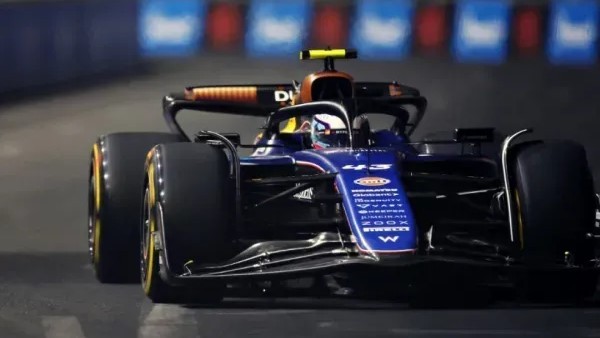 Colapinto largó último y terminó en el puesto 14 en el Gran Premio de Las Vegas