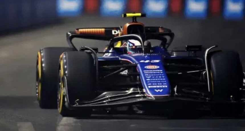 Colapinto largó último y terminó en el puesto 14 en el Gran Premio de Las Vegas