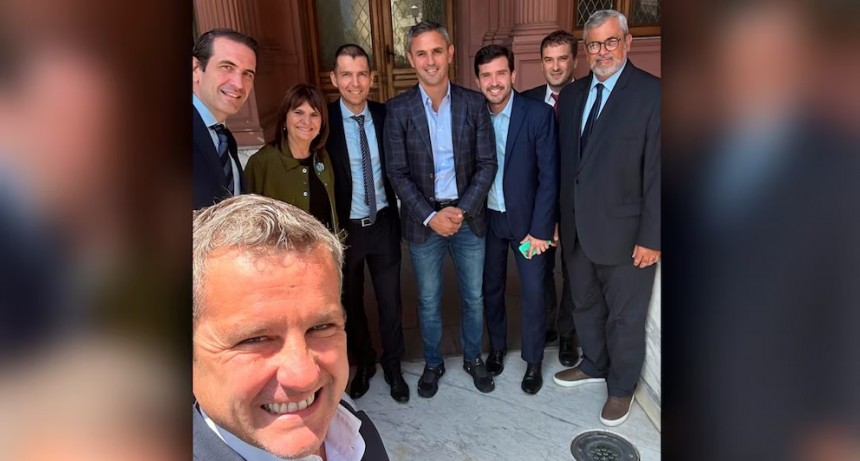 Javier Milei recibió al bloque de diputados de la UCR en la Casa Rosada